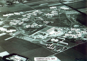 Le campus en 1971